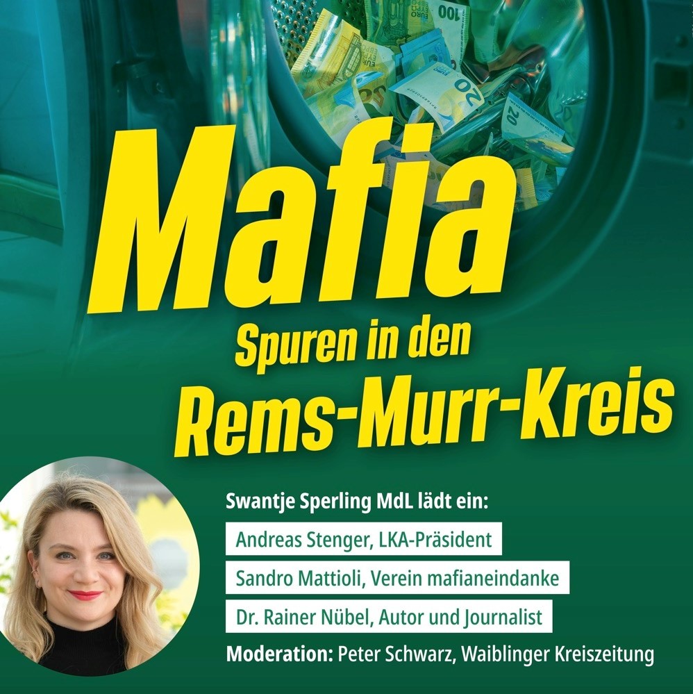 Mafia: Spuren in den Rems-Murr-Kreis mit LKA-Präsident Andreas Stenger