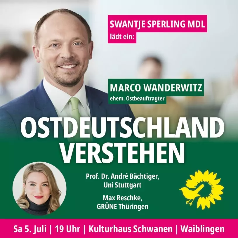 Ostdeutschland verstehen: Diskussion mit Marco Wanderwitz, ehemaliger Ostbeauftragter