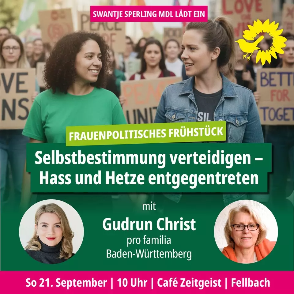 Frauenpolitisches Frühstück: Selbstbestimmung verteidigen – Hass und Hetze entgegentreten