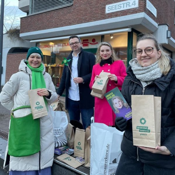 Ihr seid unermüdlich vor Ort für eine grüne Zukunft im Einsatz