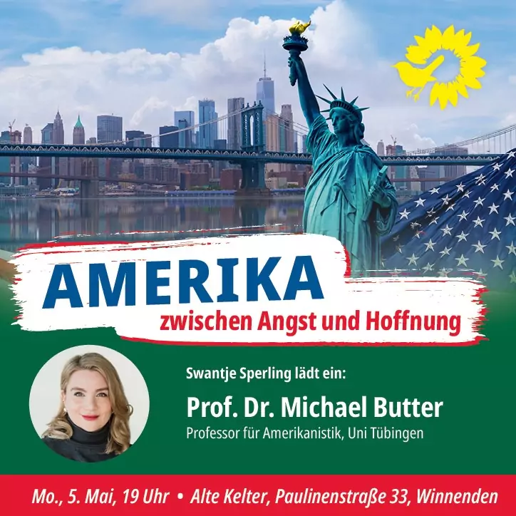 Amerika – zwischen Angst und Hoffnung mit dem Amerika-Experten Prof. Dr. Michael Butter