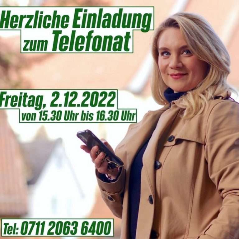 Swantjes telefonische Bürger*innen-Sprechstunde am 2. Dezember