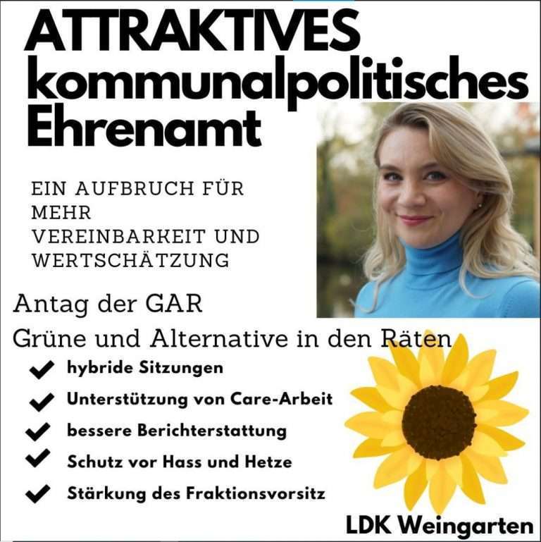 Attraktives kommunalpolitisches Ehrenamt: Ein Aufbruch für mehr Vereinbarkeit und Wertschätzung