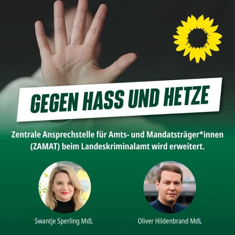 Hilfe gegen Hass und Hetze für Mandatsträger*innen: ZAMAT beim Landes-Kriminal-Amt