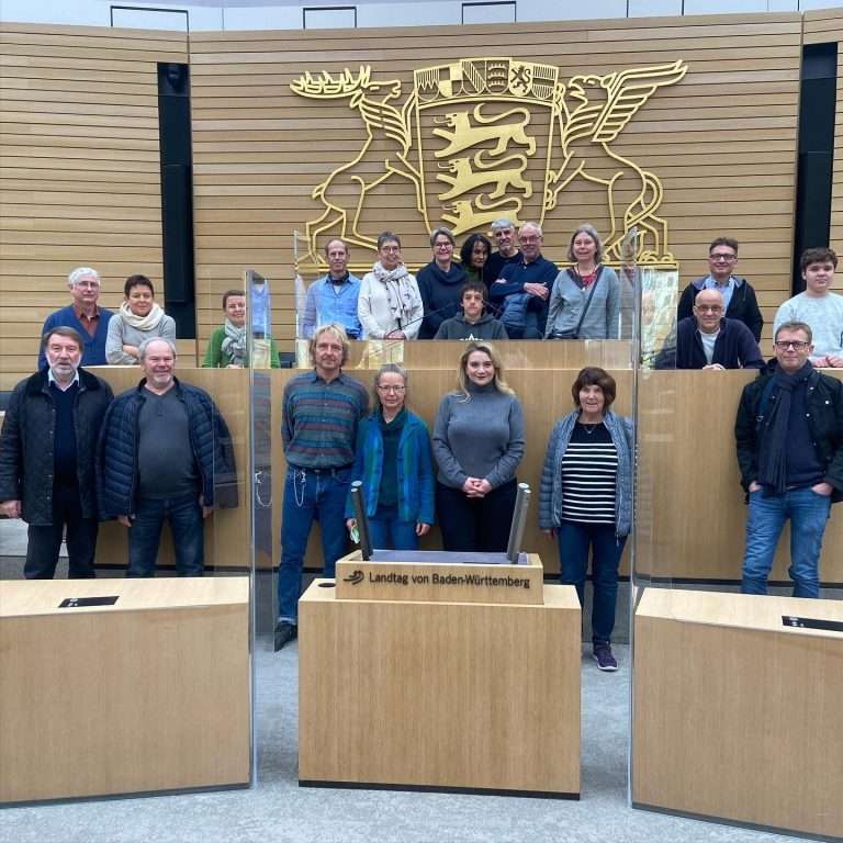 Sei Gast am 9. und 10. Dezember bei Swantje im Landtag in Stuttgart