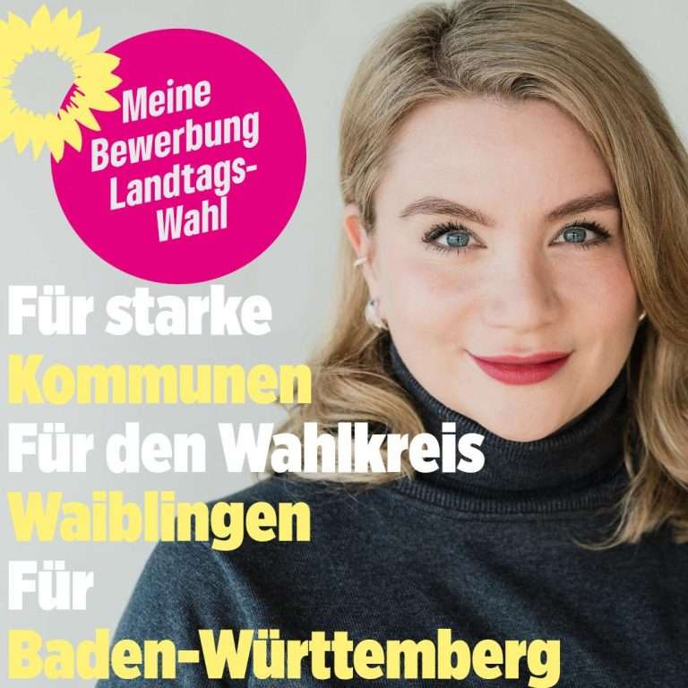 Bewerbung für die Landtagswahl 2026: für starke Kommunen, für den Wahlkreis Waiblingen, für Baden-Württemberg