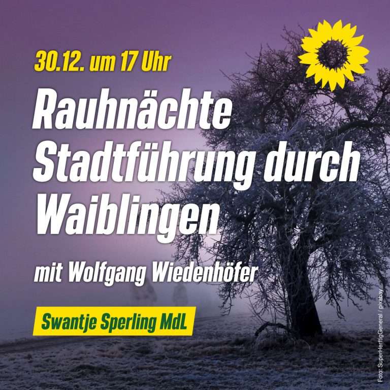Wolfgang Wiedenhöfer: Die Geheimnisse der Raunächte – ein Stadtspaziergang