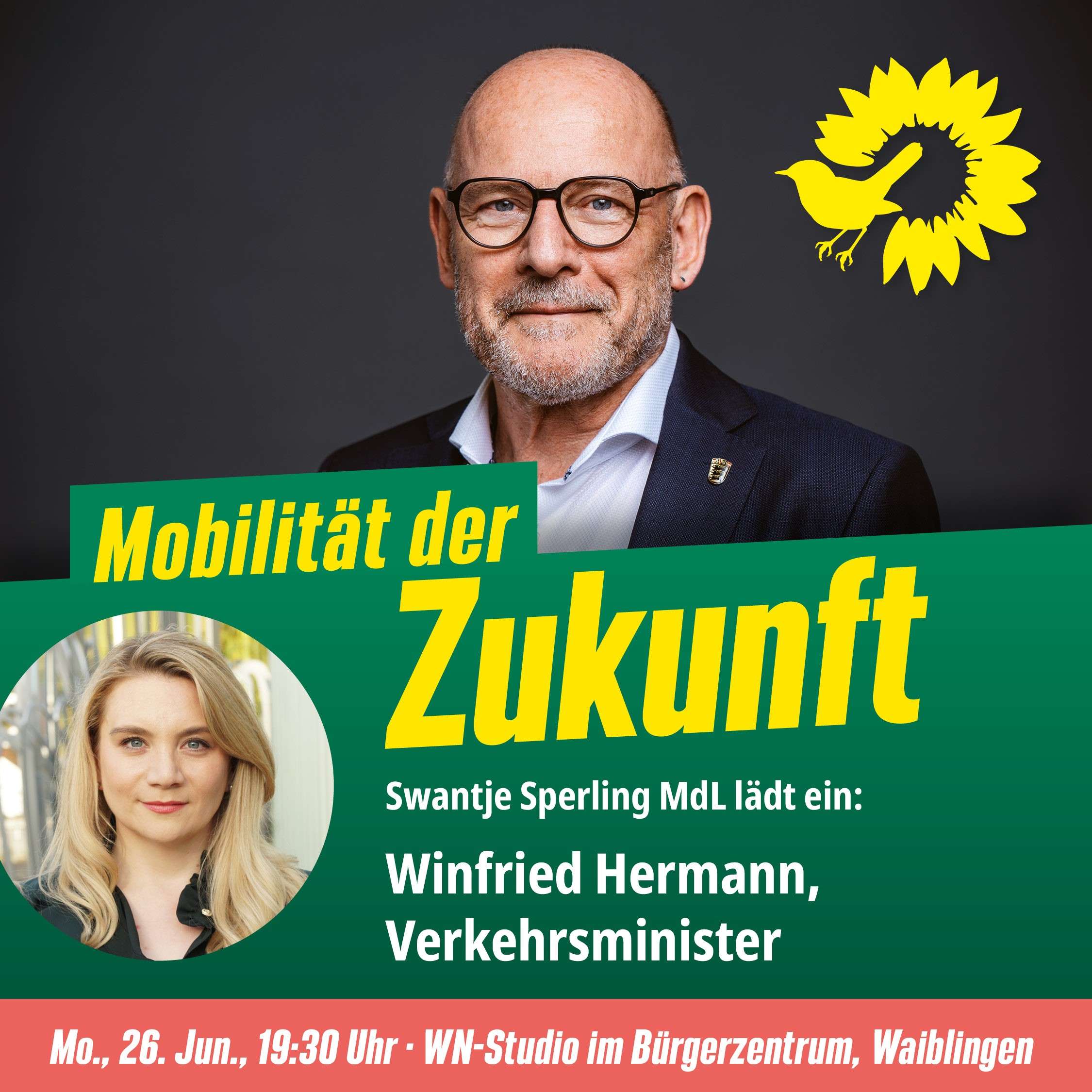 Verkehrsminister Winne Hermann in Waiblingen: Mobilität der Zukunft