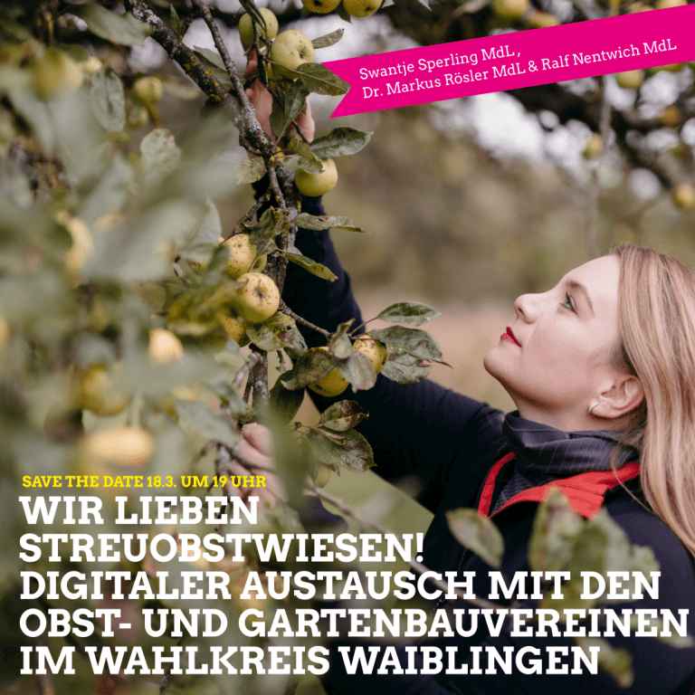 Digitaler Austausch über Schutz von Streuobstwiesen